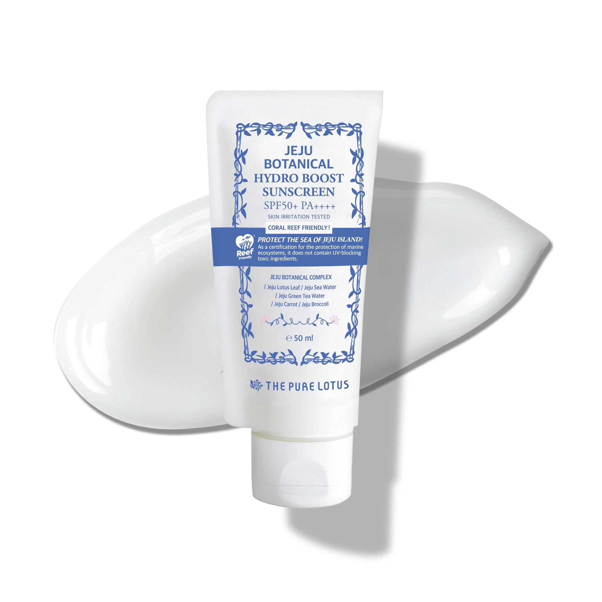 The Pure Lotus Jeju Botanical Hydroboost Sunscreen SPF50