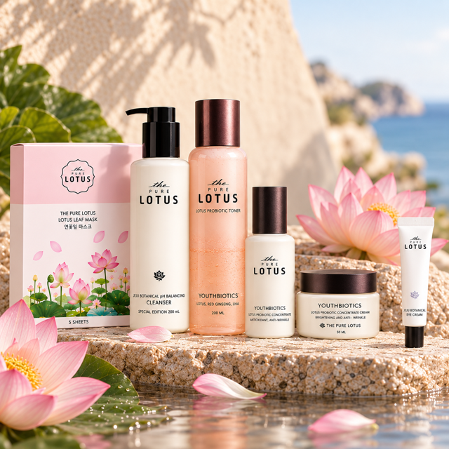 The Pure Lotus glowy K-Beauty pakket