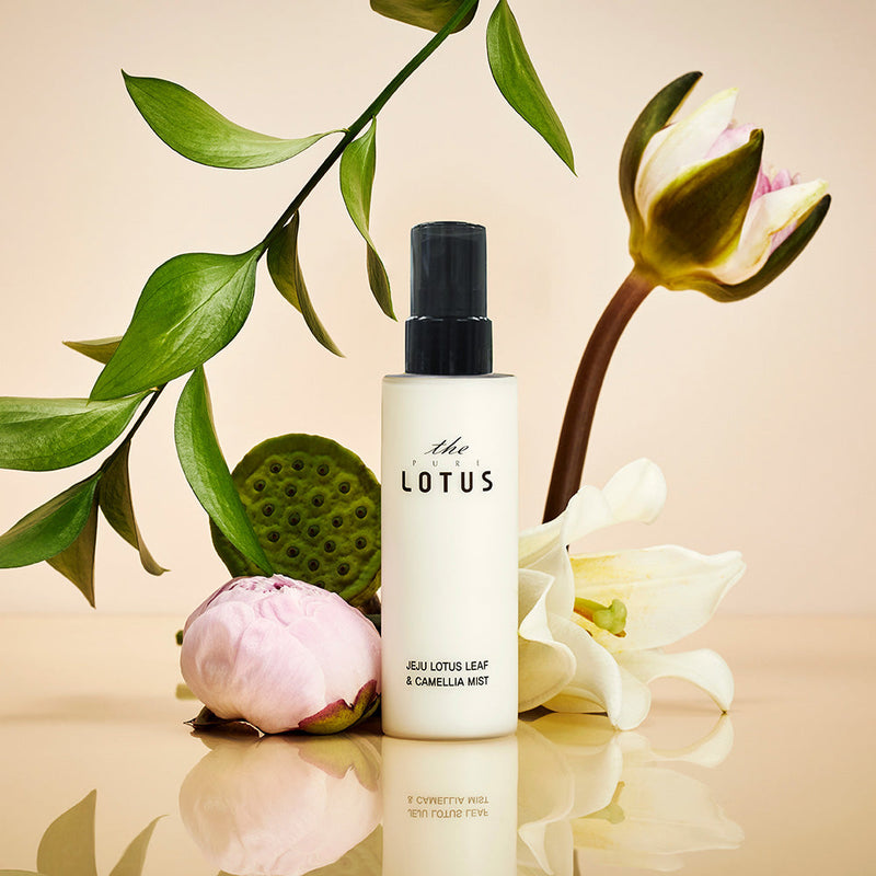 The Pure Lotus Jeju Lotus Leaf Camelia Mist: De Verfrissing die je Huid Nodig Heeft