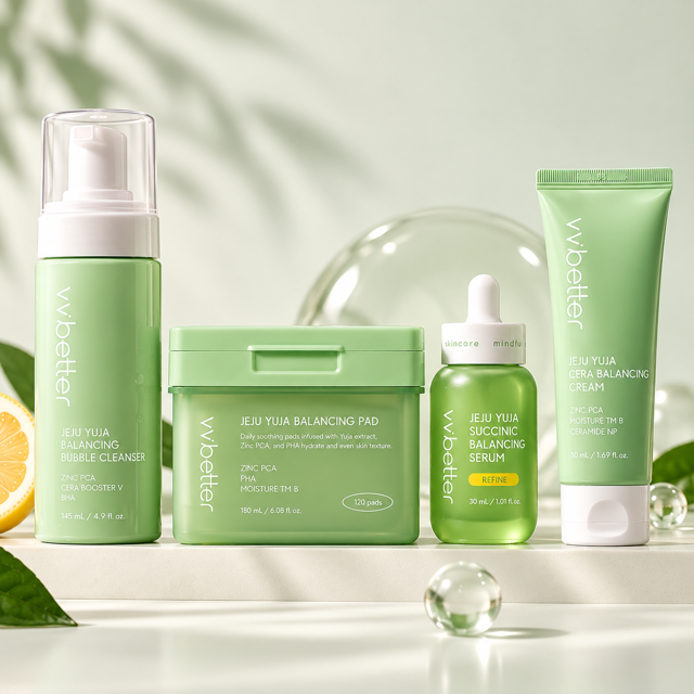 VVBETTER Green Line Set - Complete SKincare Routine voor Acne & Onzuivere Huid